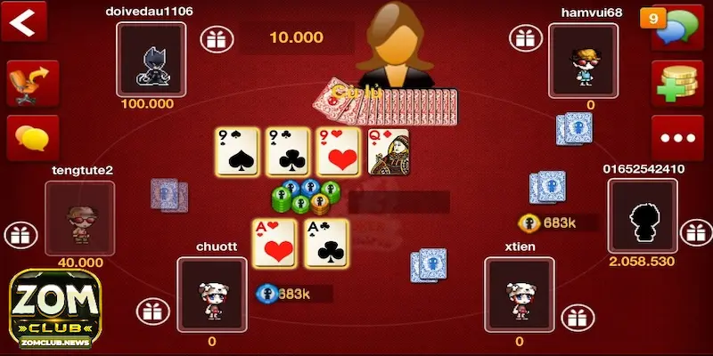 Những game bài nhiều người chơi nhất 2025 gồm những game nào