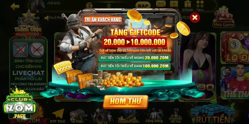 Tổng hợp sự kiện khuyến mãi không thể bỏ lỡ tại Zomclub